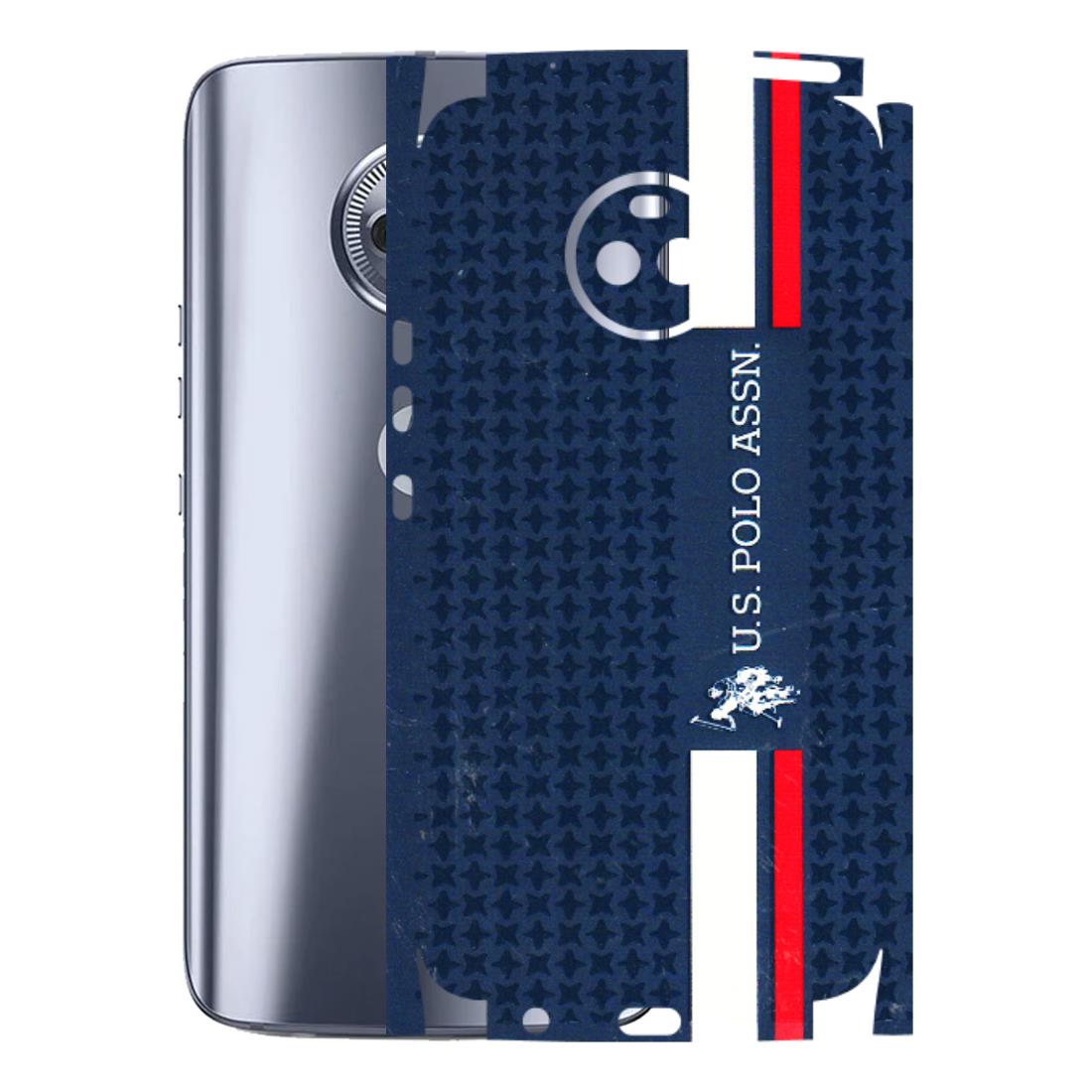 Motorola Phone Skins (All Models) - US POLO Designer Brand - 3D Embossed Finish (L-65) Motorola Moto X4