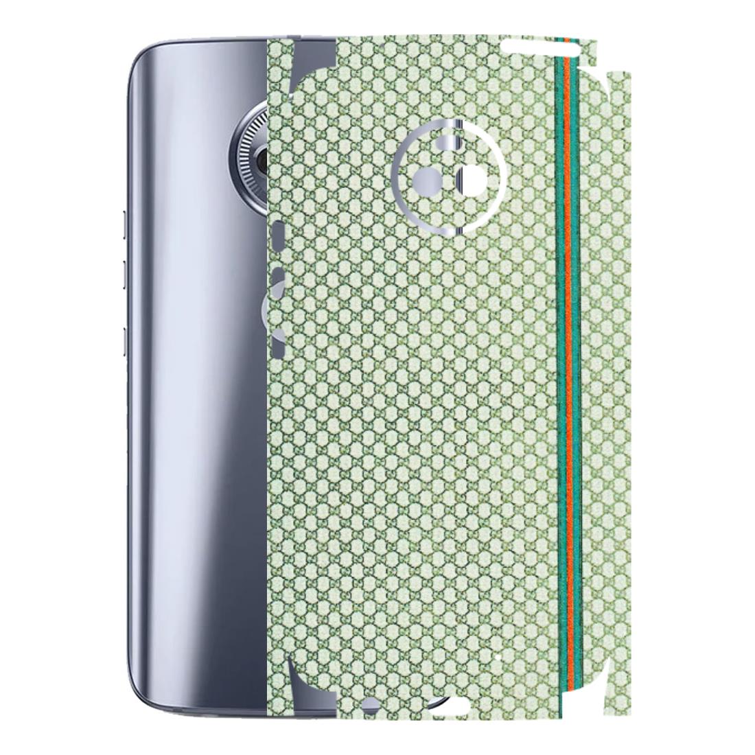 Motorola Phone Skins (All Models) - Gucci Fabric Pattern - 3D Embossed Finish (L-73) Motorola Moto X4