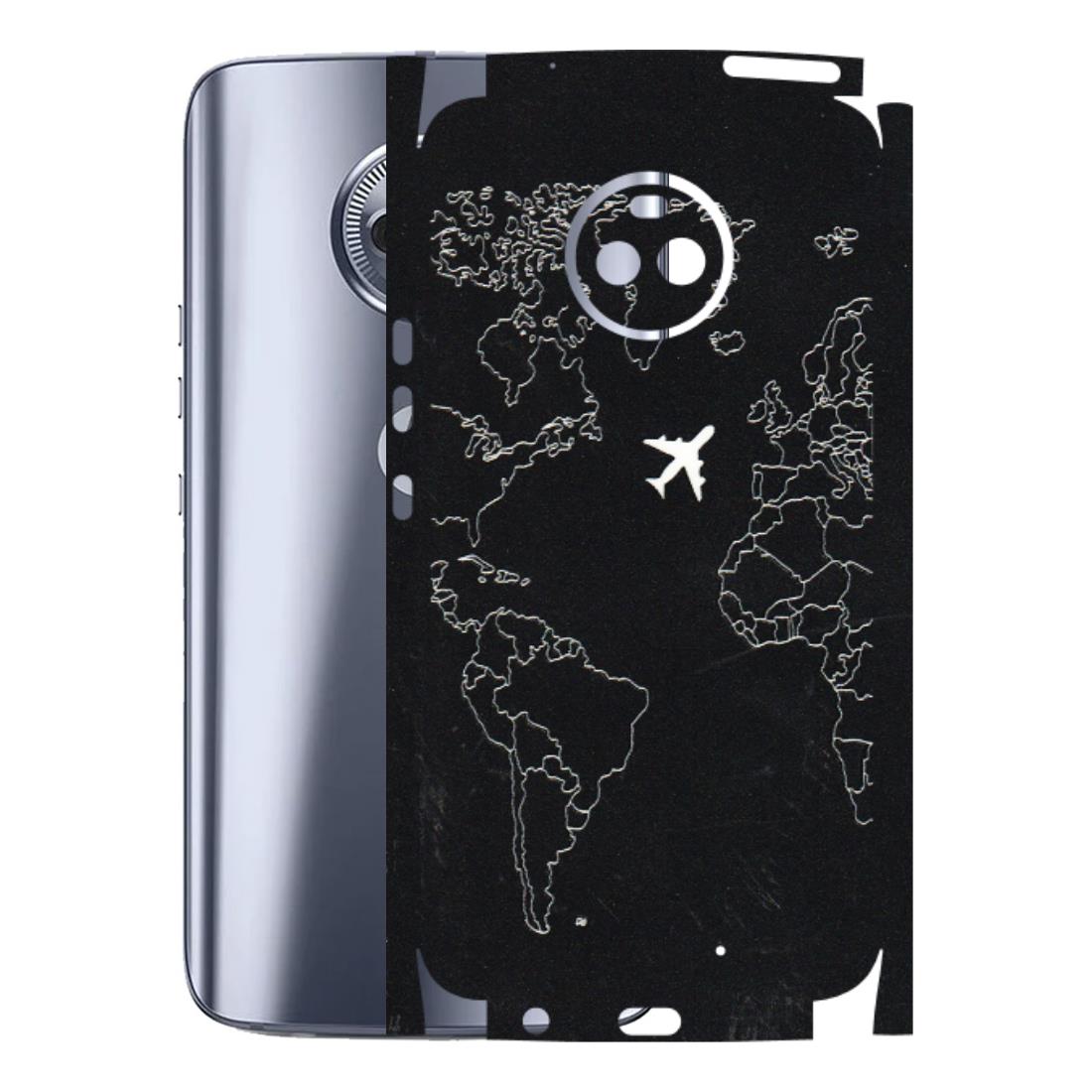 Motorola Phone Skins (All Models) - Never Ending Travel - 3D Embossed Finish (L-79) Motorola Moto X4