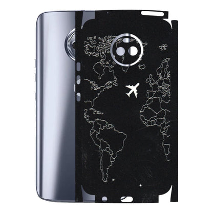 Motorola Phone Skins (All Models) - Never Ending Travel - 3D Embossed Finish (L-79) Motorola Moto X4