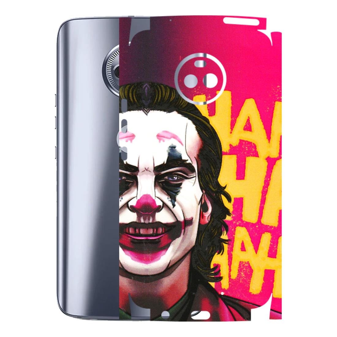 Motorola Phone Skins (All Models) - Joker Evil Laugh - 3D Embossed Finish (L-97) Motorola Moto X4