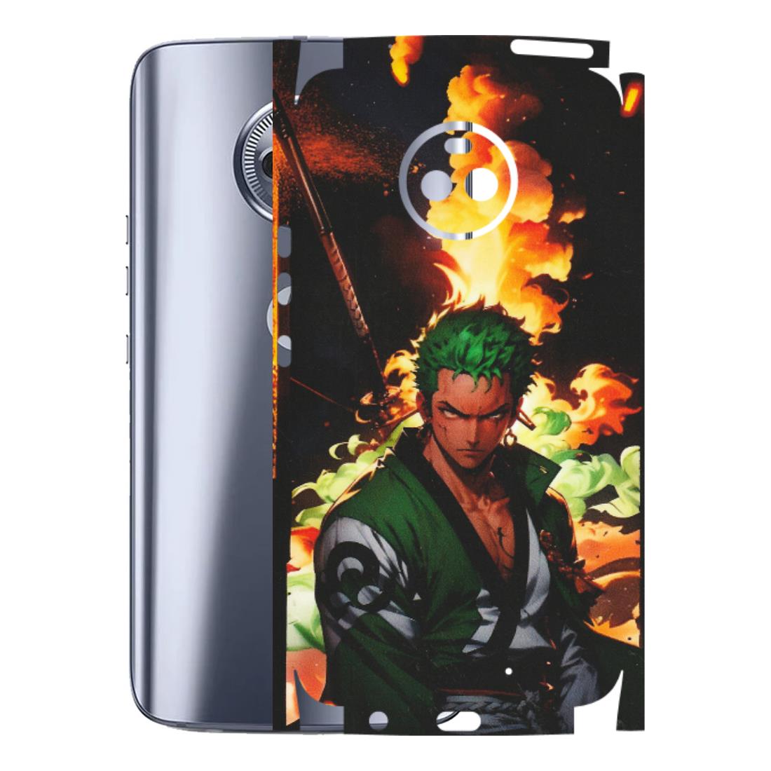 Motorola Phone Skins (All Models) - Roronoa Zoro - Matte Finish (M-102) Motorola Moto X4