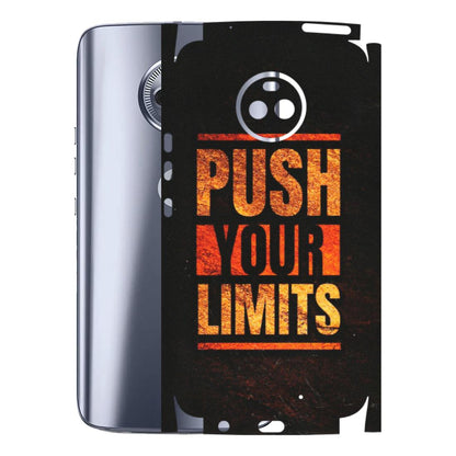Motorola Phone Skins (All Models) - Push Your Limits - Matte Finish (M-118) Motorola Moto X4