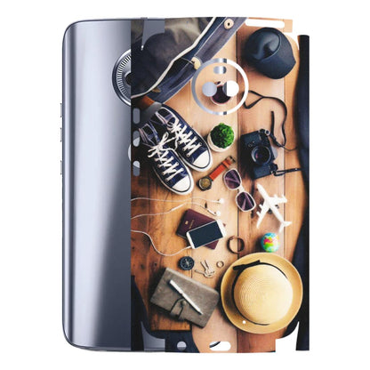 Motorola Phone Skins (All Models) - Travel Wanderlust - Matte Finish (M-133) Motorola Moto X4