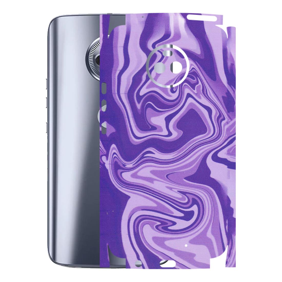 Motorola Phone Skins (All Models) - Hazy Purple Nights - Matte Finish (M-14) Motorola Moto X4