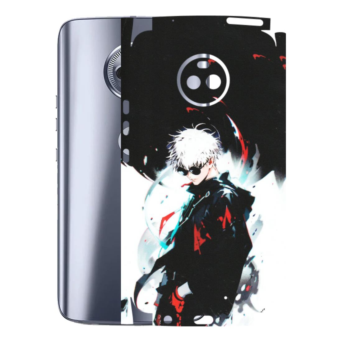 Motorola Phone Skins (All Models) - Gojo Powerful Charater Kaisen Anime - Matte Finish (M-144) Motorola Moto X4