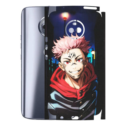 Motorola Phone Skins (All Models) - Yuji Itadori Funny Face Anime - Matte Finish (M-152) Motorola Moto X4