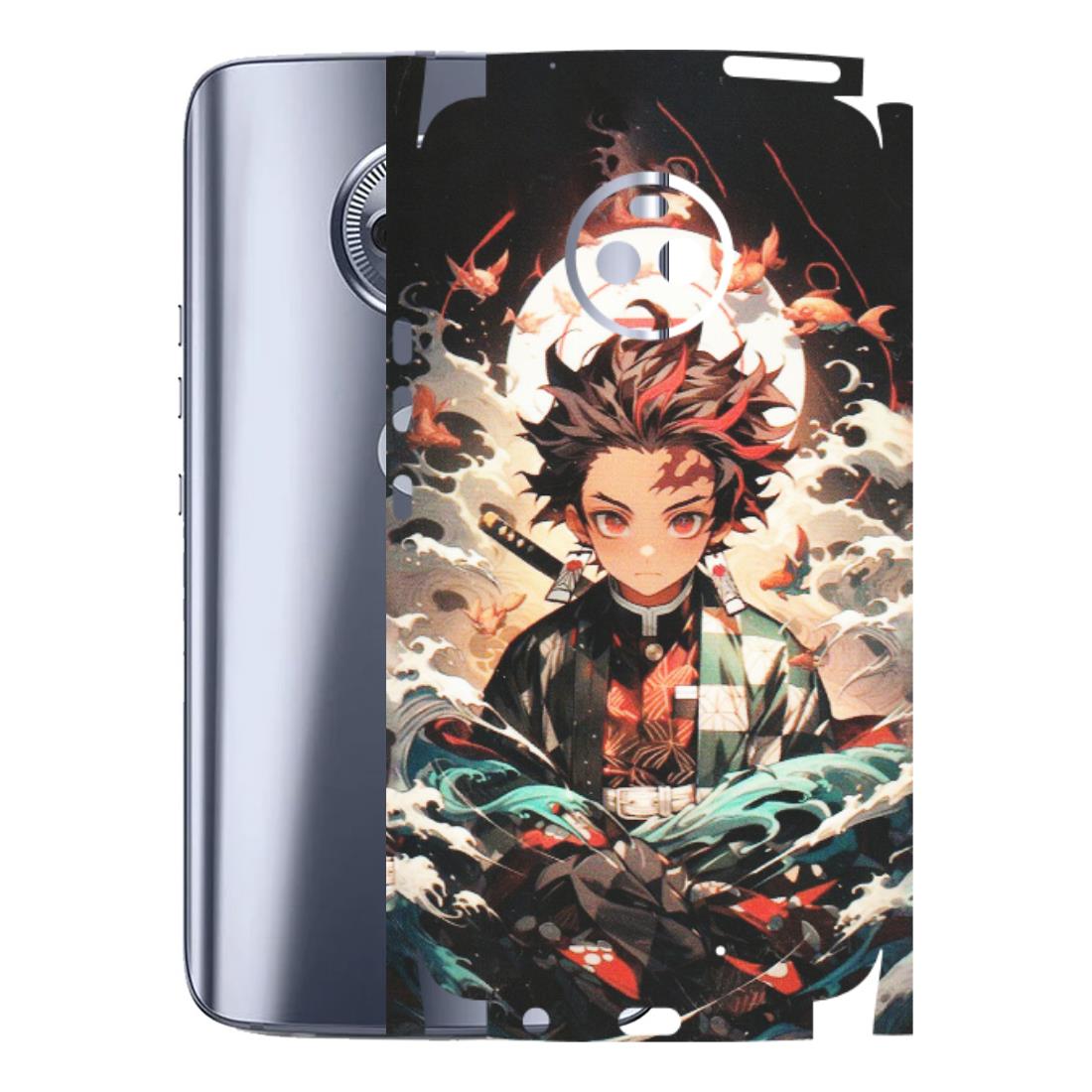 Motorola Phone Skins (All Models) - Tanjiro Demon Slayer Anime - Matte Finish (M-158) Motorola Moto X4