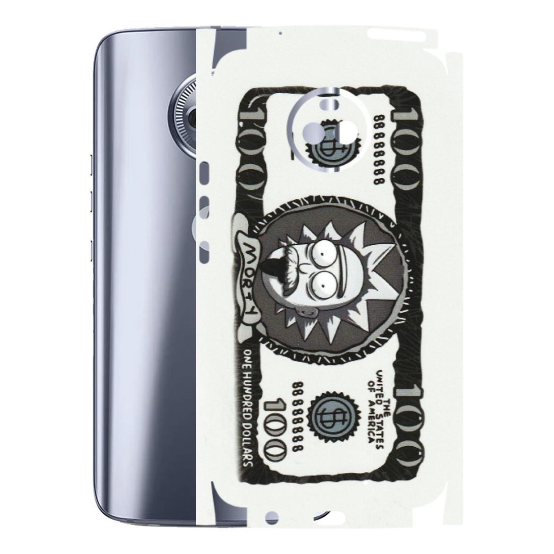 Motorola Phone Skins (All Models) - Rick And Morty Hundred Dollar Anime - Matte Finish (M-161) Motorola Moto X4