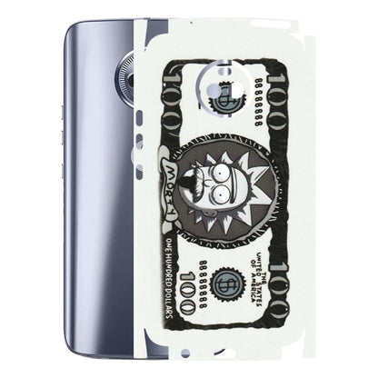 Motorola Phone Skins (All Models) - Rick And Morty Hundred Dollar Anime - Matte Finish (M-161) Motorola Moto X4