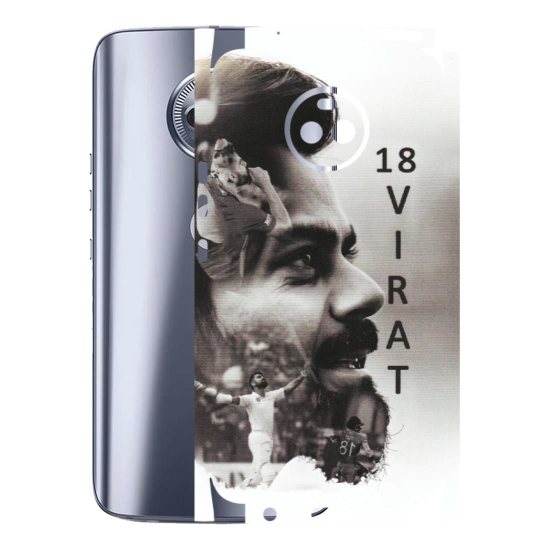 Motorola Phone Skins (All Models) - Virat Kohli Cricketer - Matte Finish (M-163) Motorola Moto X4