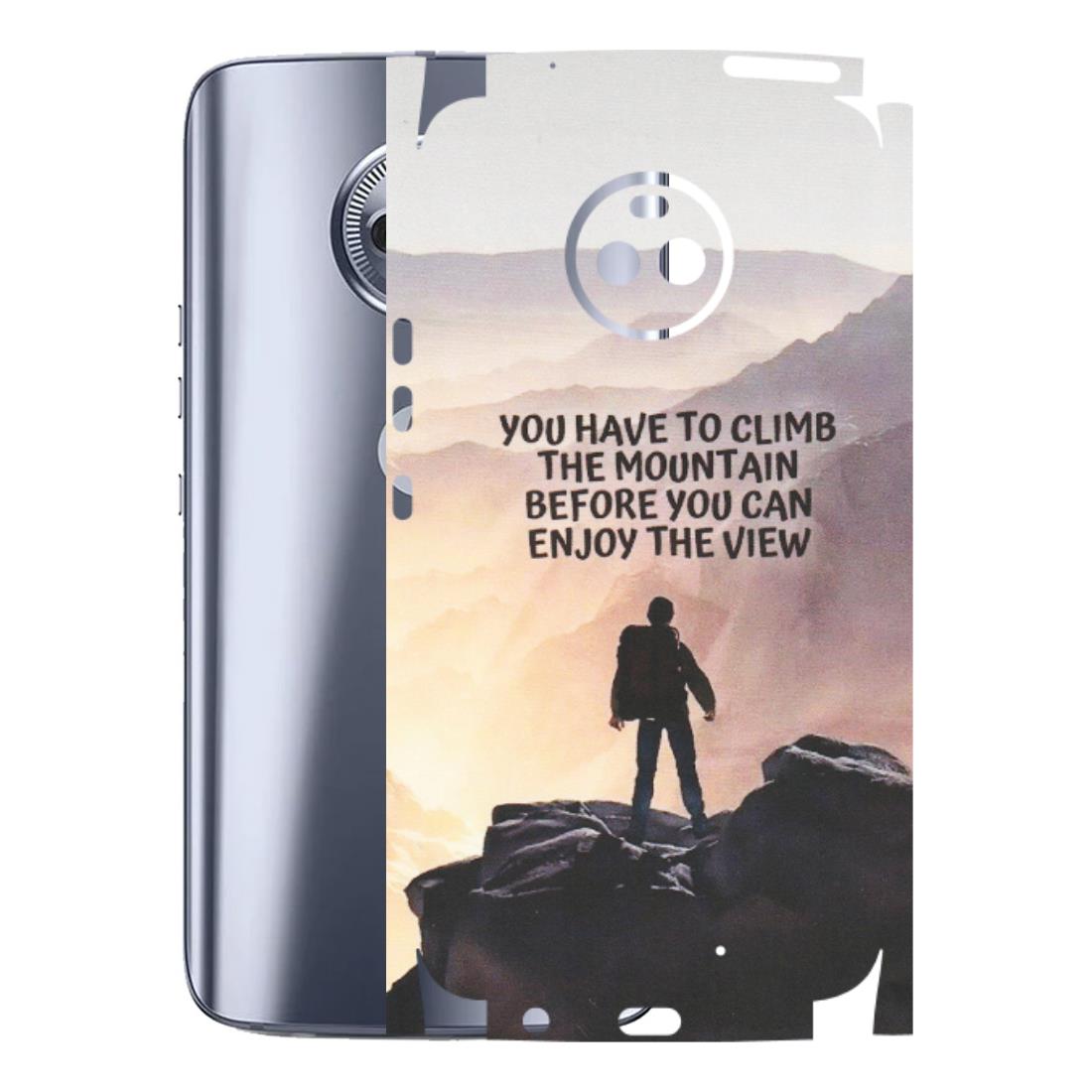 Motorola Phone Skins (All Models) - Motivational Hiking Mountain - Matte Finish (M-28) Motorola Moto X4