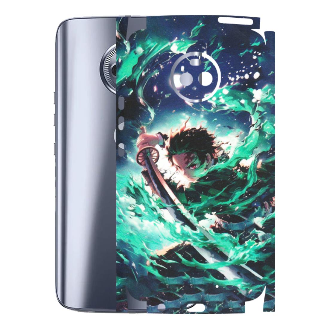 Motorola Phone Skins (All Models) - Sword Fighter Anime - Matte Finish (M-29) Motorola Moto X4