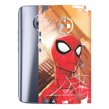 Motorola Phone Skins (All Models) - Spiderman Face New - Matte Finish (M-41) Motorola Moto X4