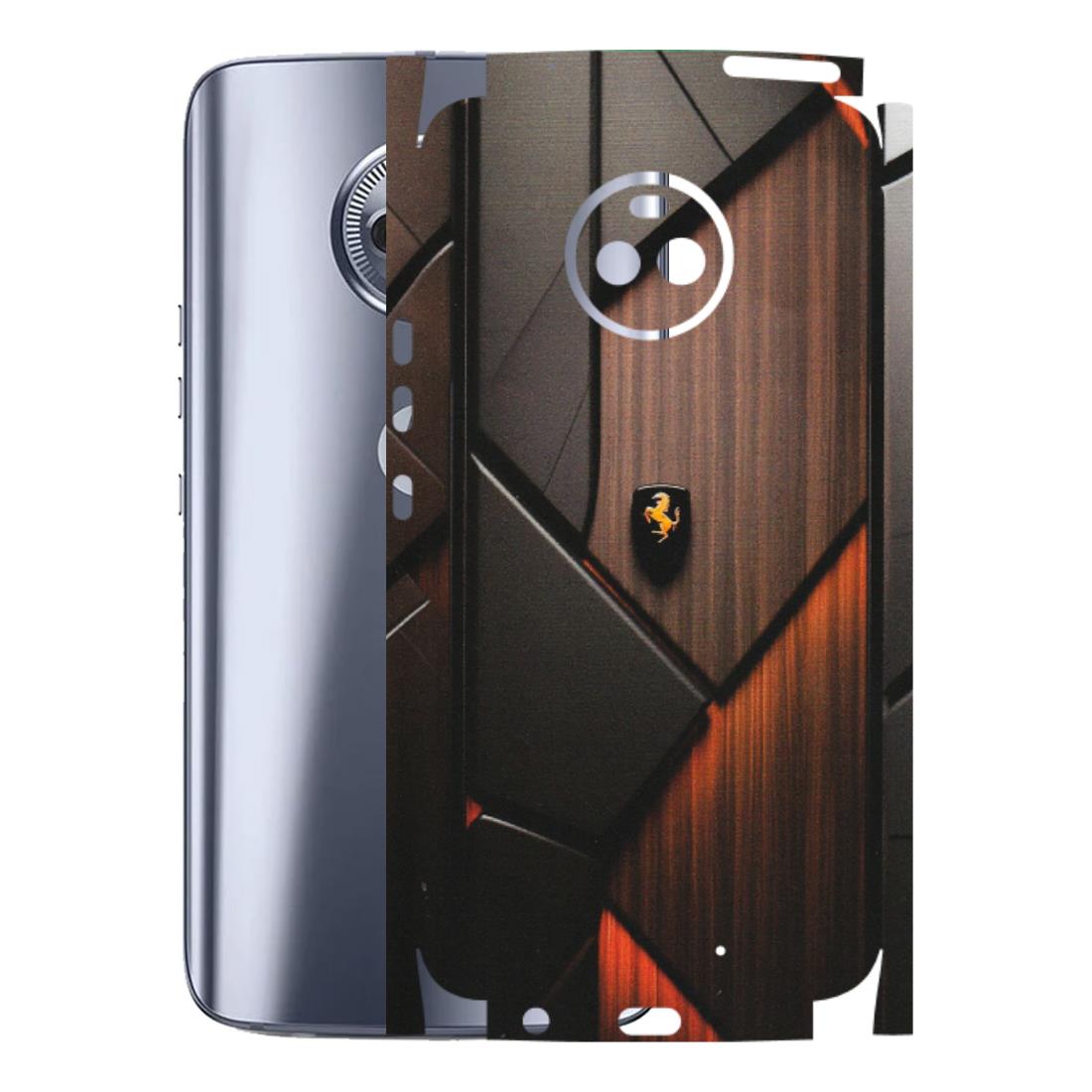 Motorola Phone Skins (All Models) - Lambo Beauty Wood Pattern Sober - Matte Finish (M-51) Motorola Moto X4