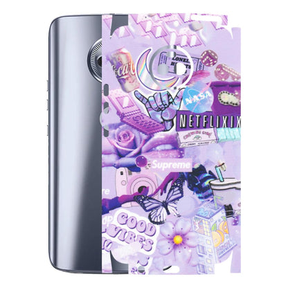 Motorola Phone Skins (All Models) - Supreme Purple Magic - Matte Finish (M-88) Motorola Moto X4
