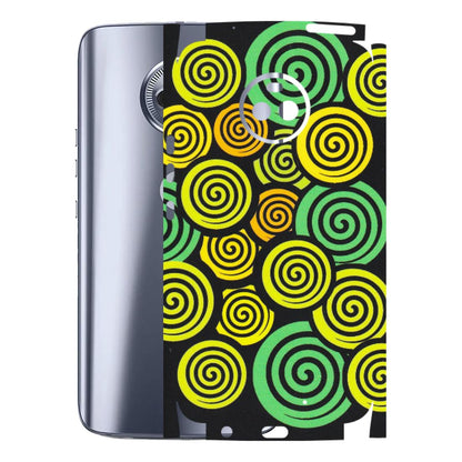 Motorola Phone Skins (All Models) - Crazy Spiral - Matte Finish (M-91) Motorola Moto X4