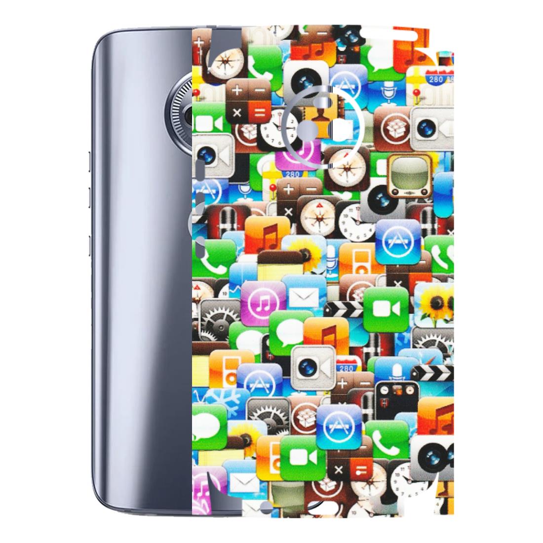 Motorola Phone Skins (All Models) - All Apple Icons - Matte Finish (M-93) Motorola Moto X4