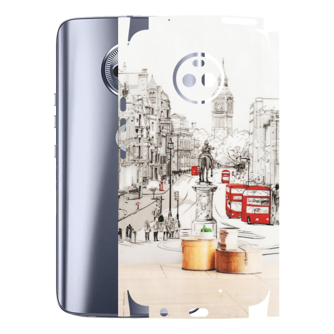 Motorola Phone Skins (All Models) - London Street - Transparent Finish (T-02) Motorola Moto X4