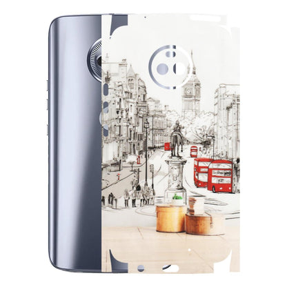 Motorola Phone Skins (All Models) - London Street - Transparent Finish (T-02) Motorola Moto X4