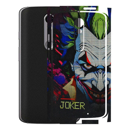 Motorola Phone Skins (All Models) - Joker Dot Matrix - 3D Embossed Finish (L-08) Motorola Moto X Force