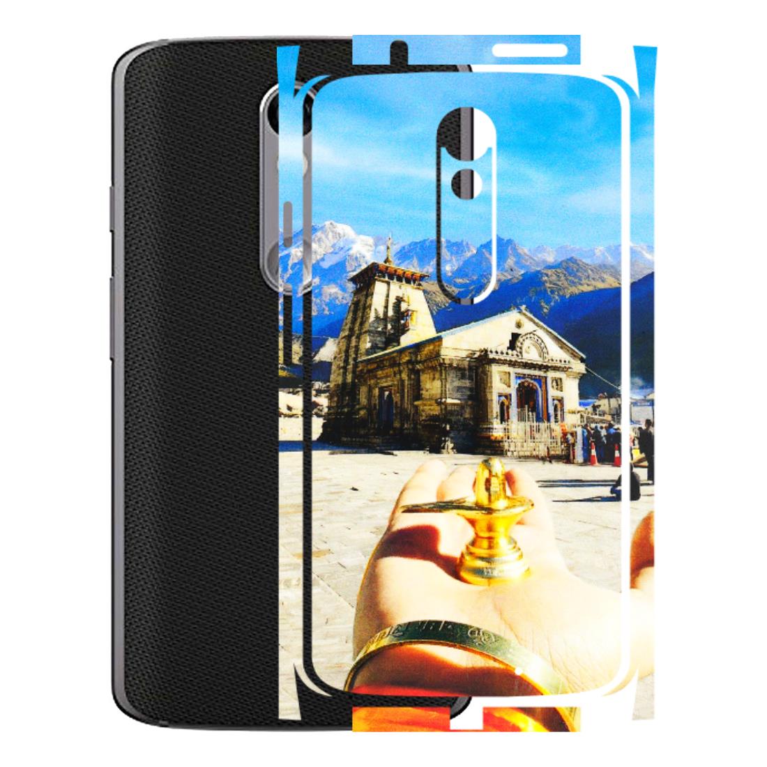Motorola Phone Skins (All Models) - Beauty of Kedarnath - 3D Embossed Finish (L-108) Motorola Moto X Force