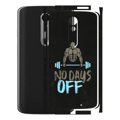 Motorola Phone Skins (All Models) - Gym Lover - 3D Embossed Finish (L-127) Motorola Moto X Force