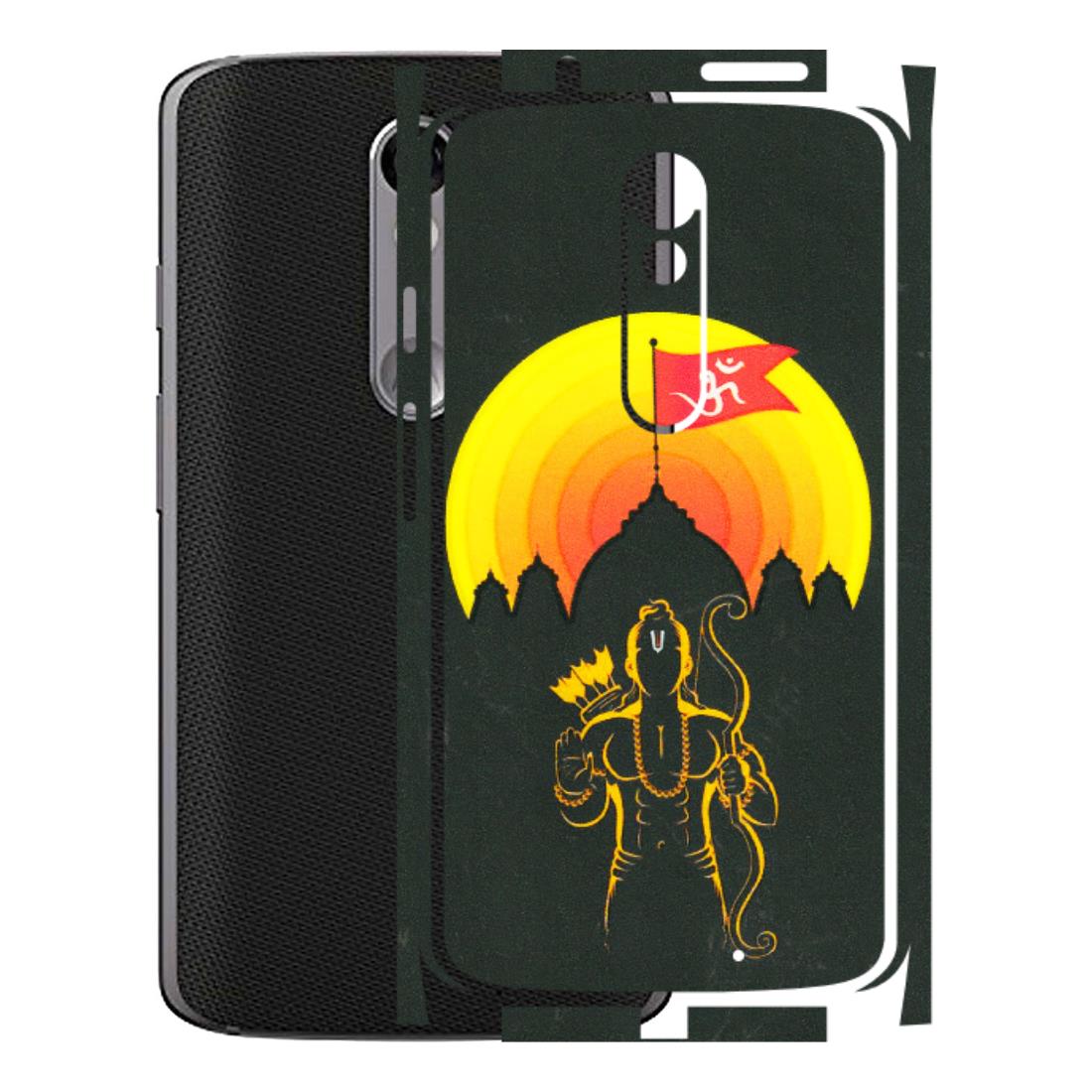 Motorola Phone Skins (All Models) - Lord Ram - 3D Embossed Finish (L-132) Motorola Moto X Force