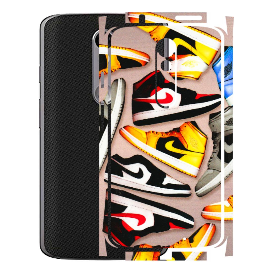 Motorola Phone Skins (All Models) - Sneaker Lover - 3D Embossed Finish (L-135) Motorola Moto X Force