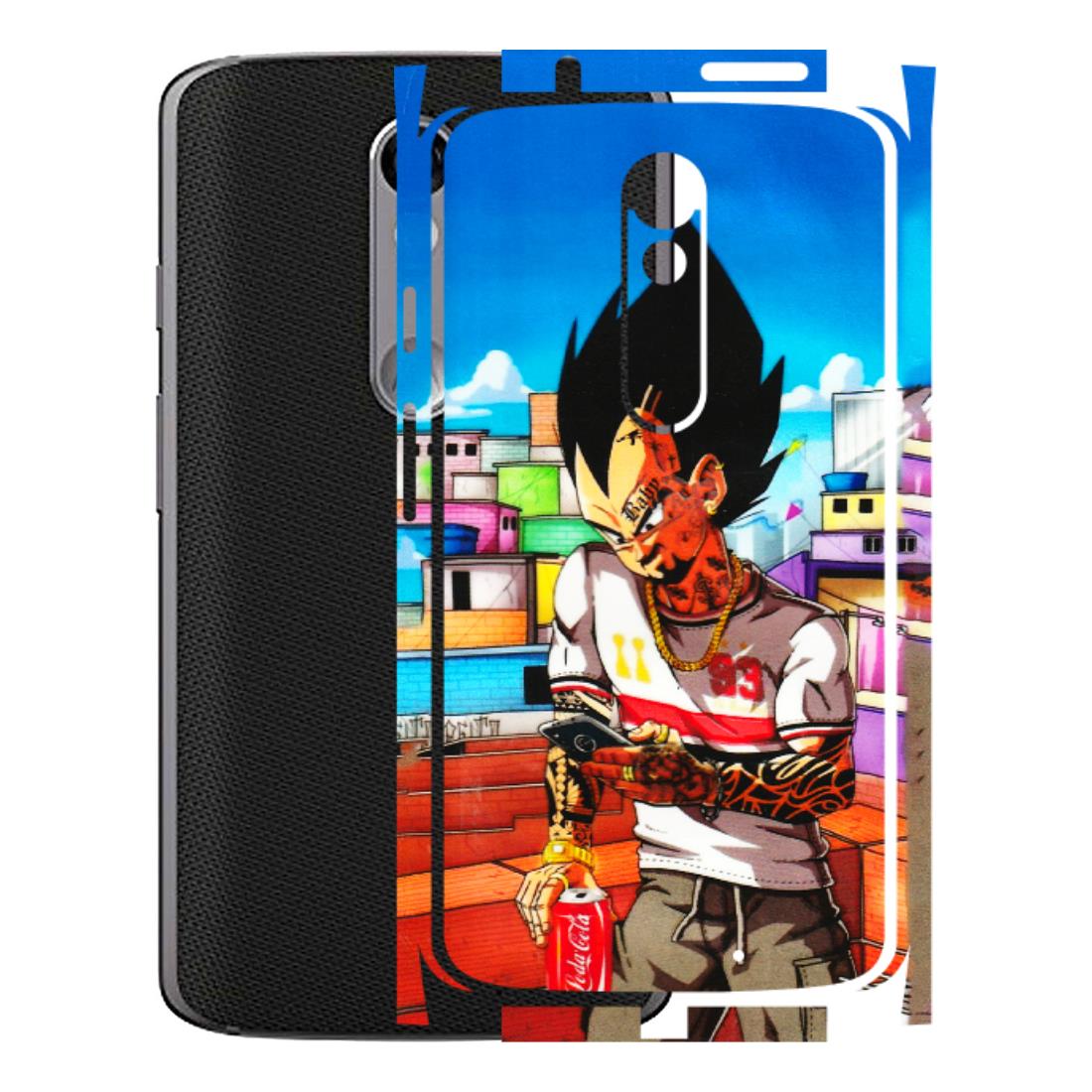 Motorola Phone Skins (All Models) - Vegeta - 3D Embossed Finish (L-136) Motorola Moto X Force