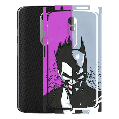 Motorola Phone Skins (All Models) - Batman & Joker - 3D Embossed Finish (L-143) Motorola Moto X Force