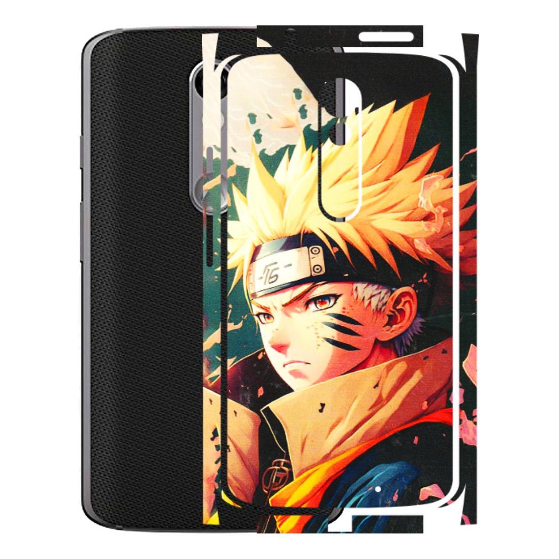 Motorola Phone Skins (All Models) - New Naruto - 3D Embossed Finish (L-148) Motorola Moto X Force