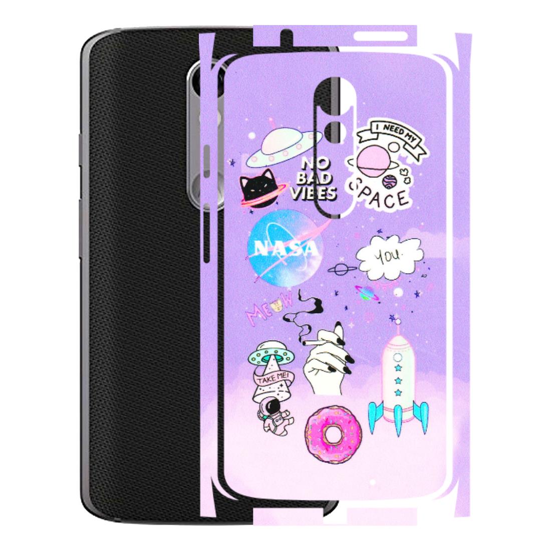 Motorola Phone Skins (All Models) - I Need My Nasa Skin - 3D Embossed Finish (L-149) Motorola Moto X Force