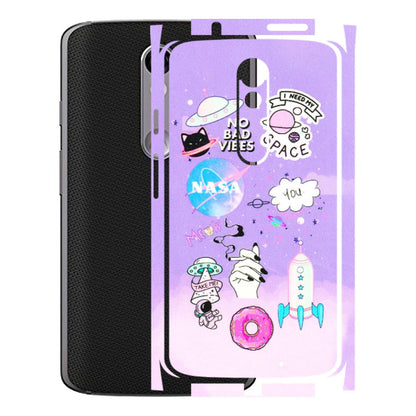 Motorola Phone Skins (All Models) - I Need My Nasa Skin - 3D Embossed Finish (L-149) Motorola Moto X Force
