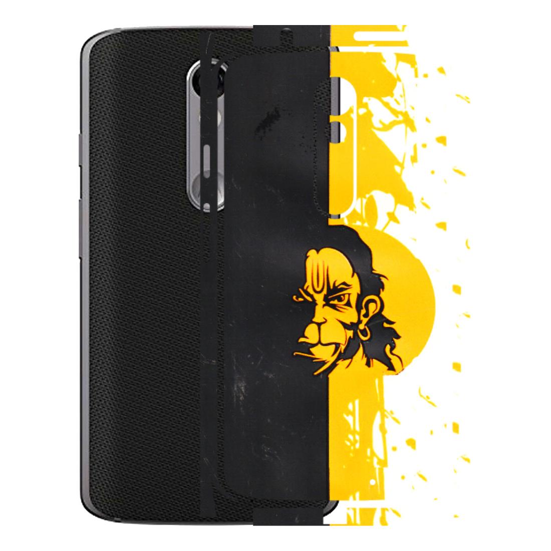 Motorola Phone Skins (All Models) - Bajrangbali - 3D Embossed Finish (L-151) Motorola Moto X Force