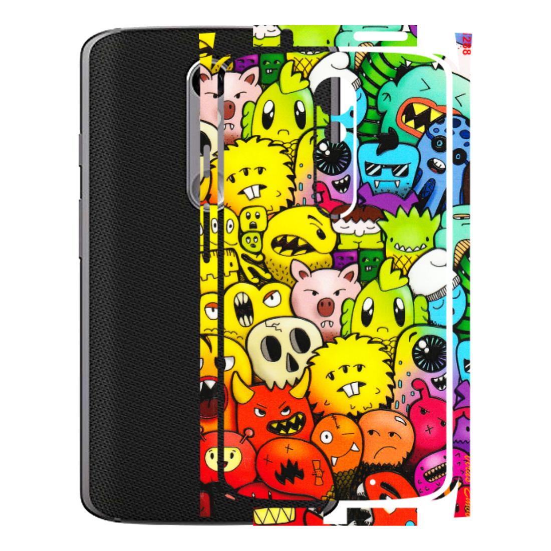 Motorola Phone Skins (All Models) - Angry Funkies - 3D Embossed Finish (L-169) Motorola Moto X Force