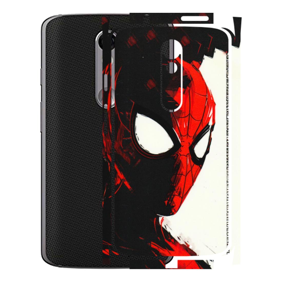 Motorola Phone Skins (All Models) - Spiderman Killer Face - 3D Embossed Finish (L-17) Motorola Moto X Force