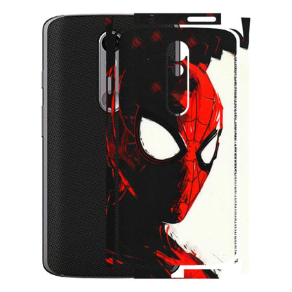Motorola Phone Skins (All Models) - Spiderman Killer Face - 3D Embossed Finish (L-17) Motorola Moto X Force