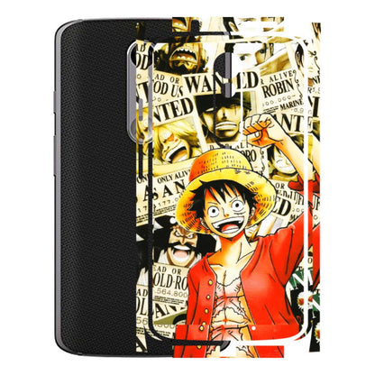 Motorola Phone Skins (All Models) - Luffy Anime - 3D Embossed Finish (L-177) Motorola Moto X Force