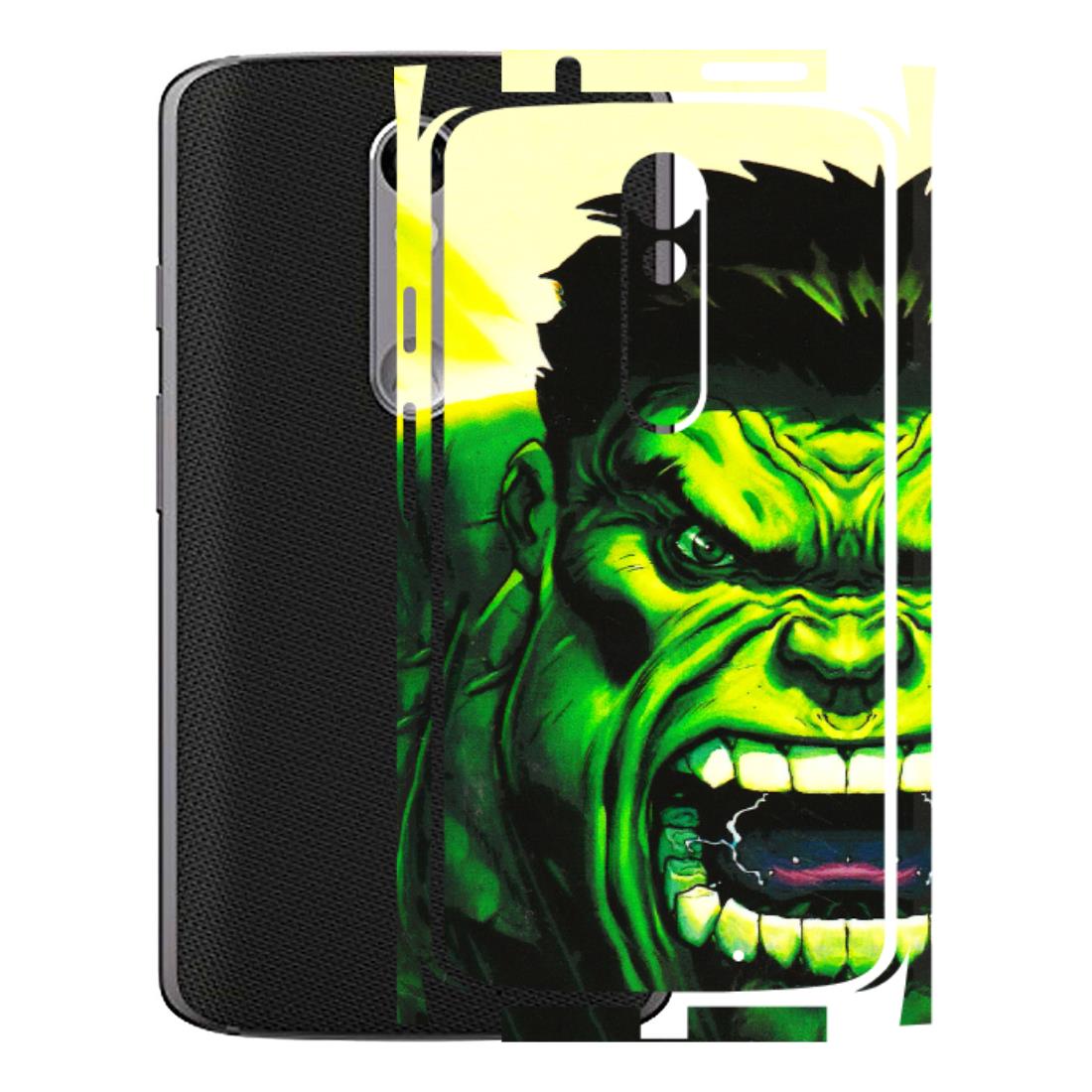 Motorola Phone Skins (All Models) - Hulk - 3D Embossed Finish (L-180) Motorola Moto X Force
