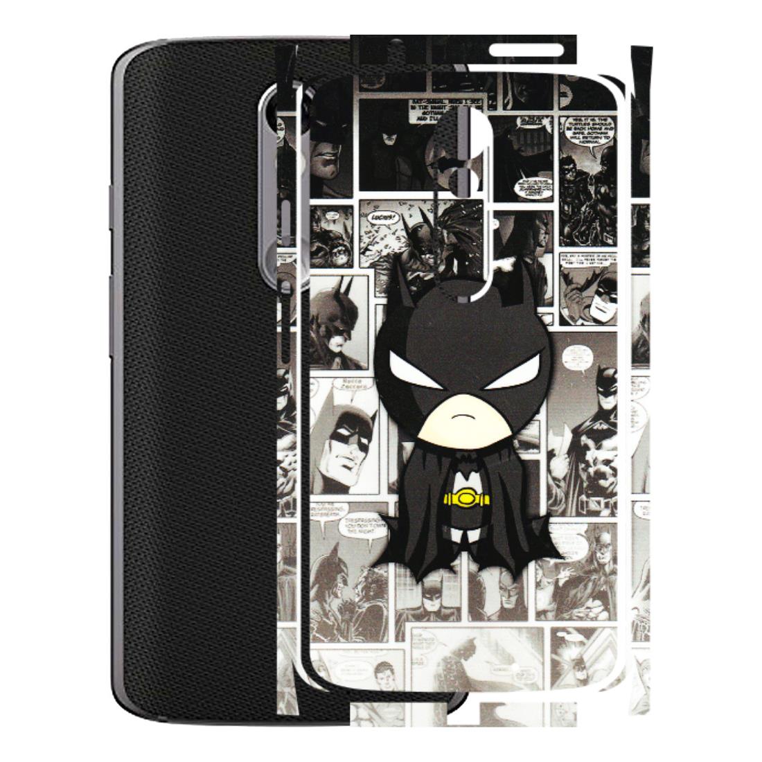Motorola Phone Skins (All Models) - Toon Batman - 3D Embossed Finish (L-182) Motorola Moto X Force