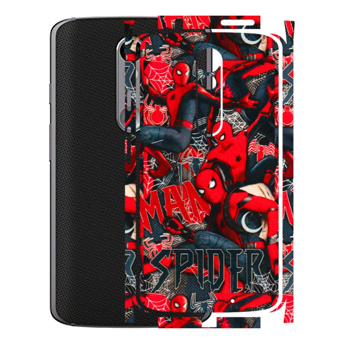 Motorola Phone Skins (All Models) - SpiderMan Cool - 3D Embossed Finish (L-188) Motorola Moto X Force
