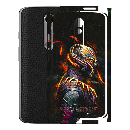 Motorola Phone Skins (All Models) - Black Panther - 3D Embossed Finish (L-190) Motorola Moto X Force