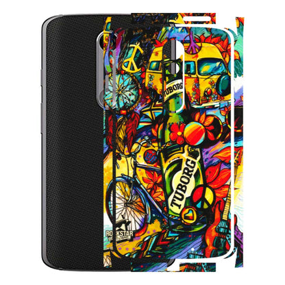 Motorola Phone Skins (All Models) - Cool Beer Bottle - 3D Embossed Finish (L-193) Motorola Moto X Force