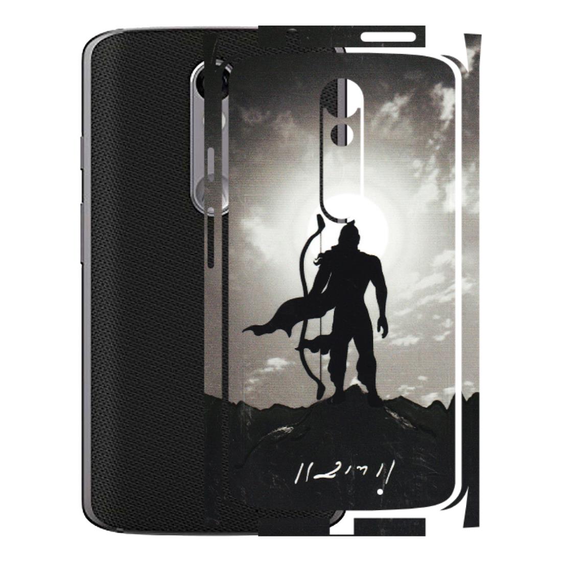 Motorola Phone Skins (All Models) - Jai Siya Ram - 3D Embossed Finish (L-200) Motorola Moto X Force