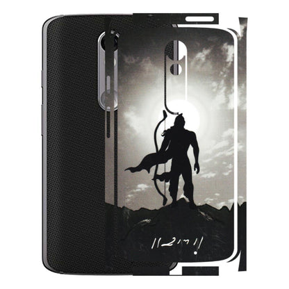 Motorola Phone Skins (All Models) - Jai Siya Ram - 3D Embossed Finish (L-200) Motorola Moto X Force