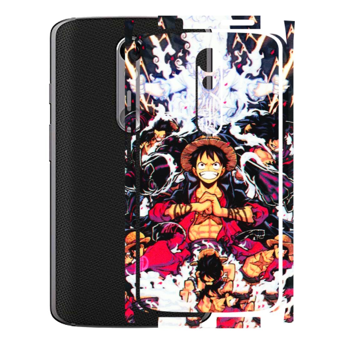 Motorola Phone Skins (All Models) - Luffy Anime Character - 3D Embossed Finish (L-203) Motorola Moto X Force