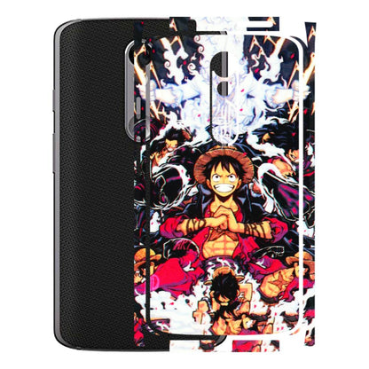 Motorola Phone Skins (All Models) - Luffy Anime Character - 3D Embossed Finish (L-203) Motorola Moto X Force
