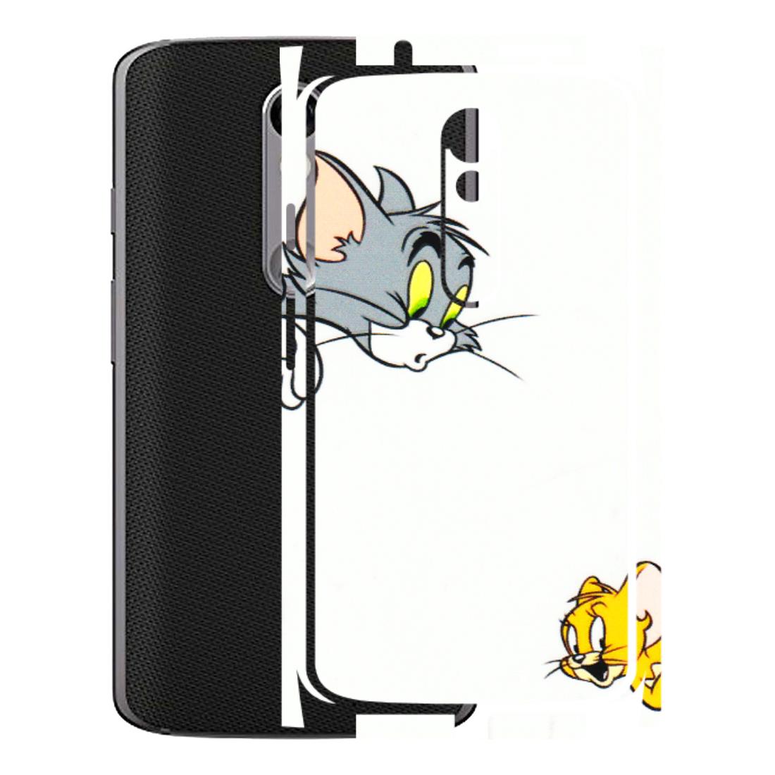 Motorola Phone Skins (All Models) - Cute Tom And Jerry - 3D Embossed Finish (L-220) Motorola Moto X Force
