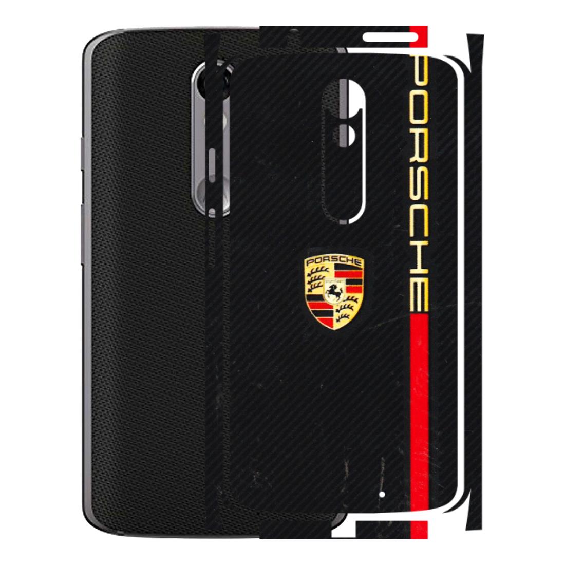 Motorola Phone Skins (All Models) - Premium Porsche - 3D Embossed Finish (L-225) Motorola Moto X Force